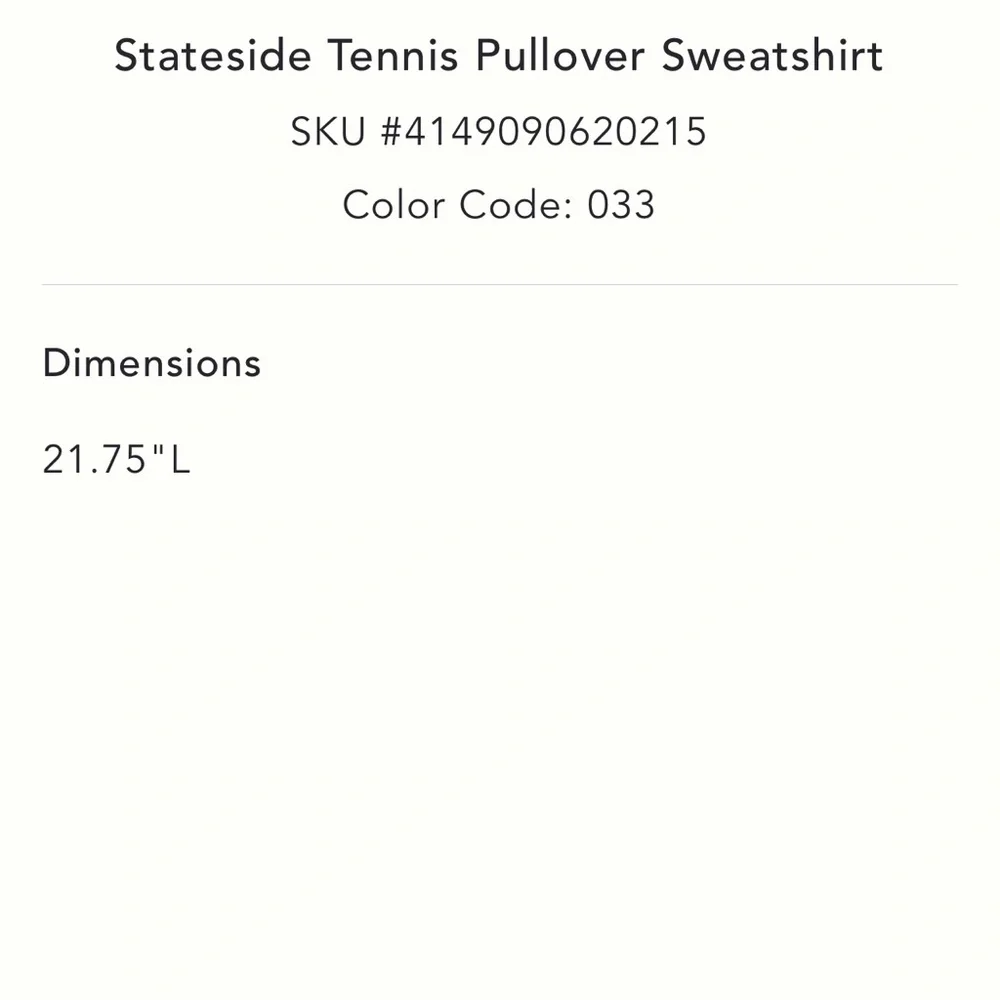 Stateside NWT Cotton/Cashmere Sz M (runs a bit small) Tennis Sweater, classic - Picture 13 of 15